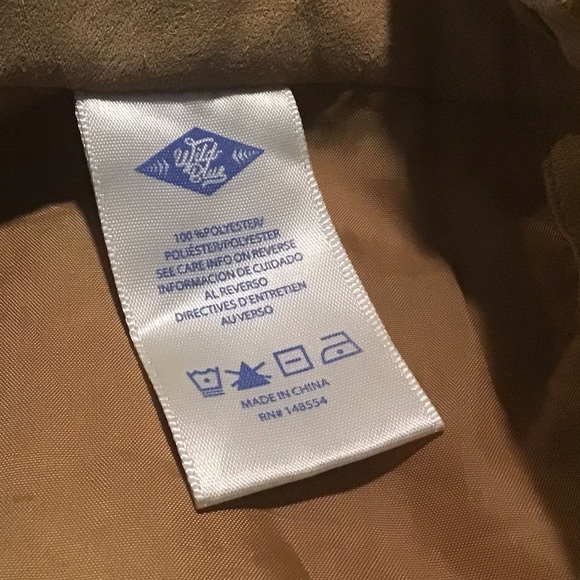 Wild Blue Women’s Brown A-Line Mini Skirt Snap Front Sz Small - Picture 4 of 6